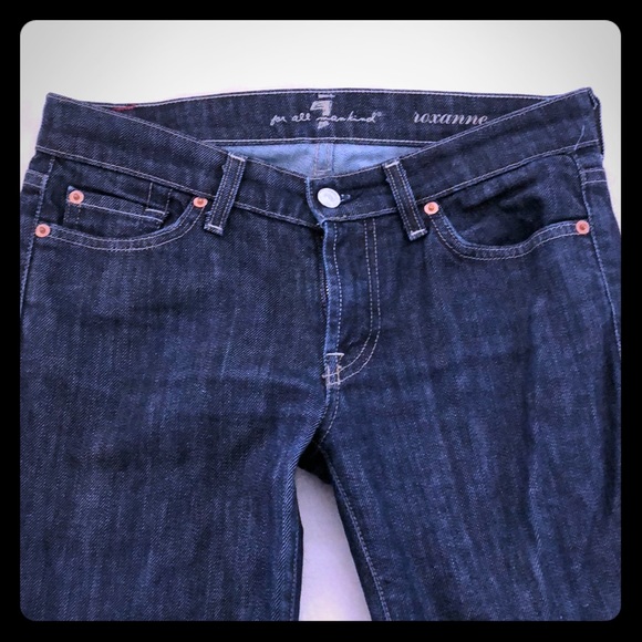 7 for all Mankind Roxanne Jeans Sz 27 - Picture 1 of 4